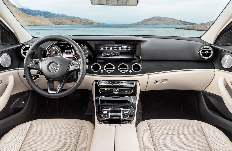 Big display screens are a feature of the new Mercedes E-Class