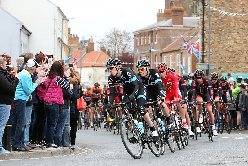 City action on last year's Tour de Yorkshire. Picture: Welcome to Yorkshire