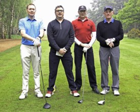 Bridle and Blue Poppy teams in the Europcar Leasing Broker Federation Golf
