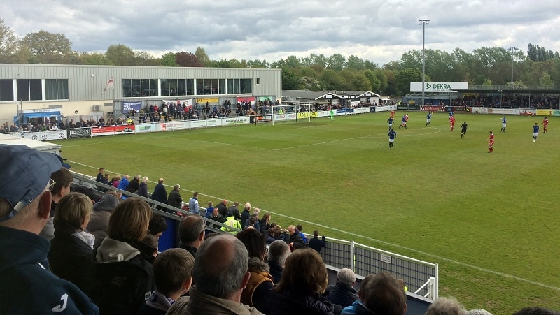 Spitfires new wing Old clubhouse to right ofit